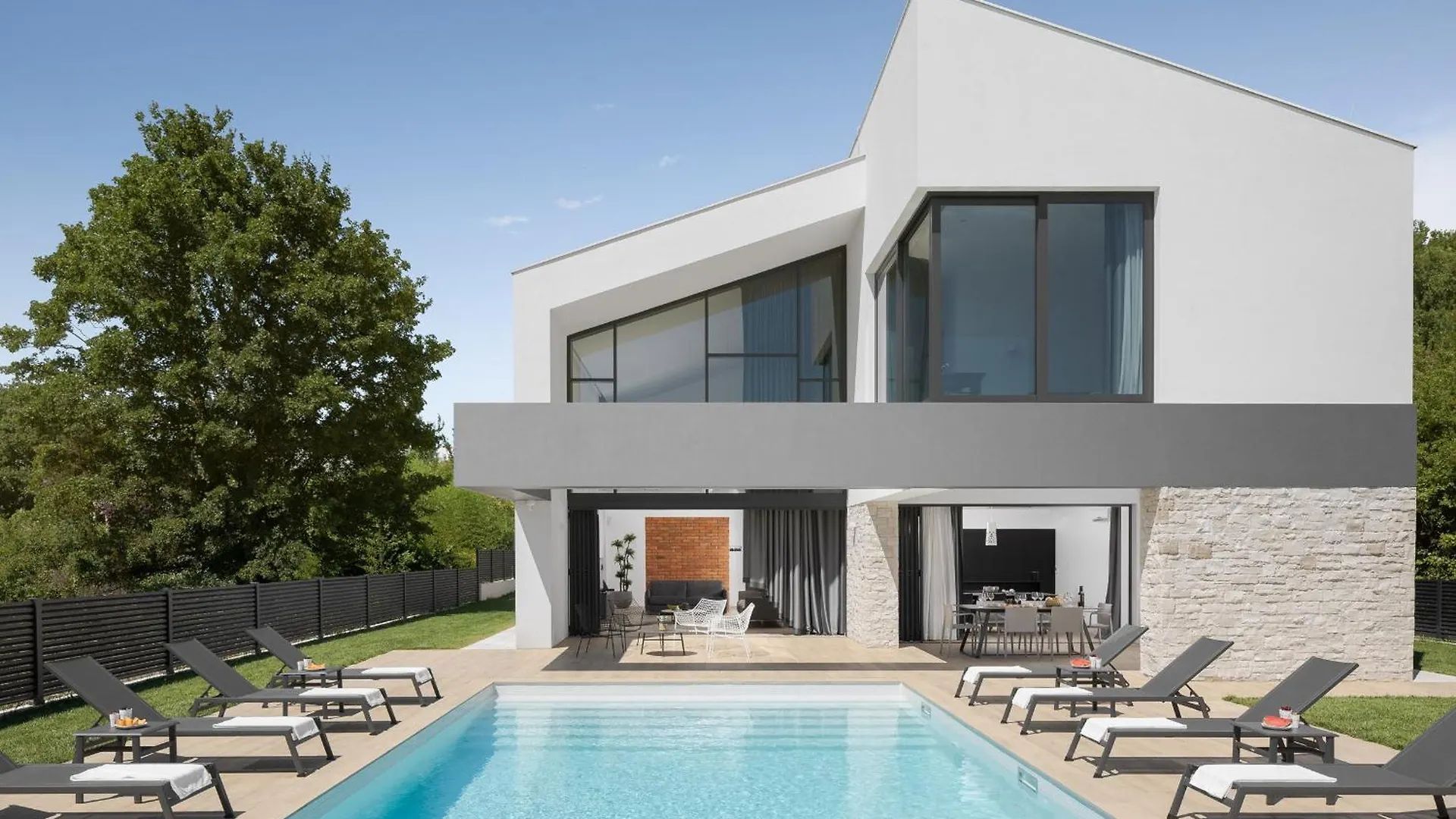 Luxury Villa Atria Near Pula For 10 People With Children Playground & Heated Pool Liznjan Croatia
